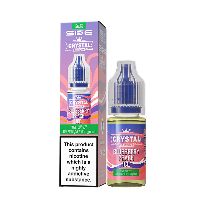 Load image into Gallery viewer, BLUEBERRY PEACH ICE NIC SALT E-LIQUID BY SKE CRYSTAL ORIGINAL