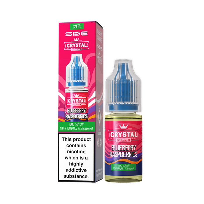 Load image into Gallery viewer, BLUEBERRY RASPBERRIES NIC SALT E-LIQUID BY SKE CRYSTAL ORIGINAL