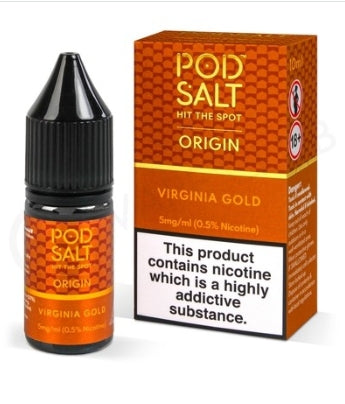 Load image into Gallery viewer, Pod Salt Origin Virginia Gold Nic Salt 10ml