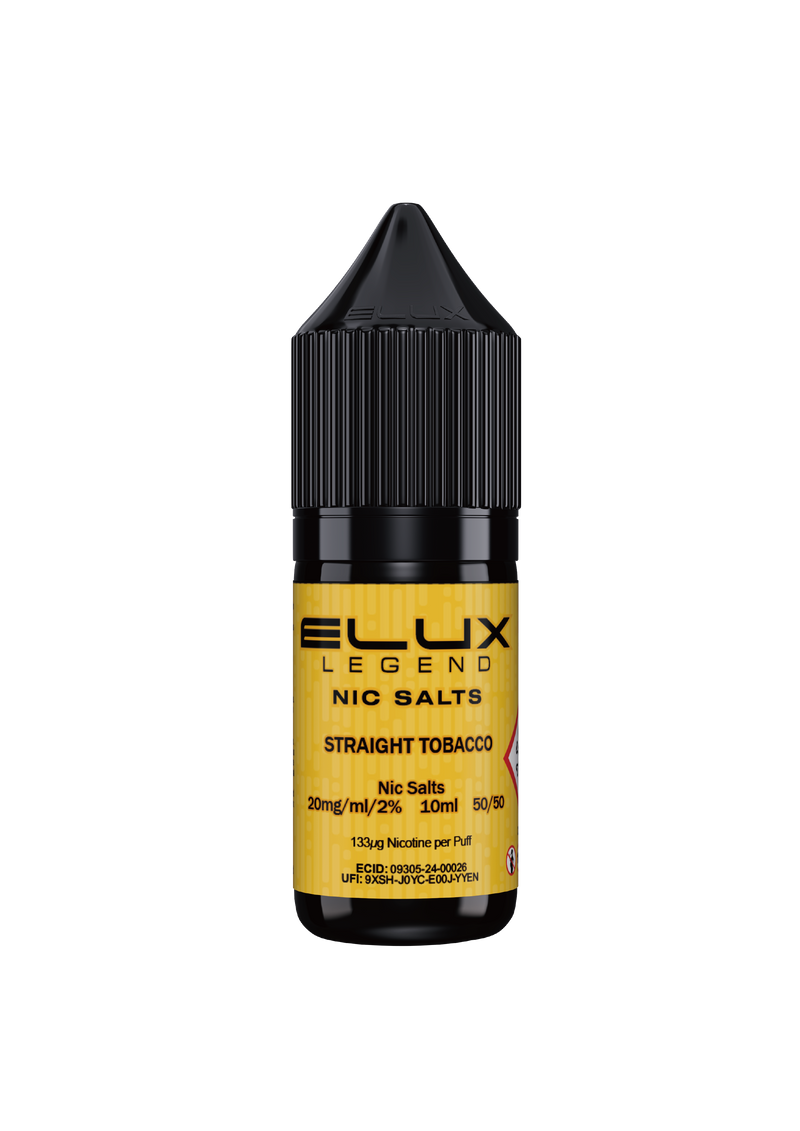 Load image into Gallery viewer, STRAIGHT TOBACCO NIC SALT E-LIQUID BY ELUX LEGEND