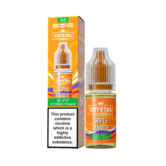 Load image into Gallery viewer, TRIPLE MANGO NIC SALT E-LIQUID BY SKE CRYSTAL ORIGINAL