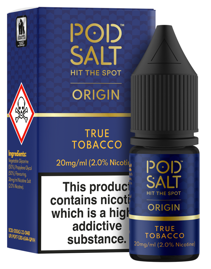 Load image into Gallery viewer, POD SALT ORIGIN TRUE TOBACCO