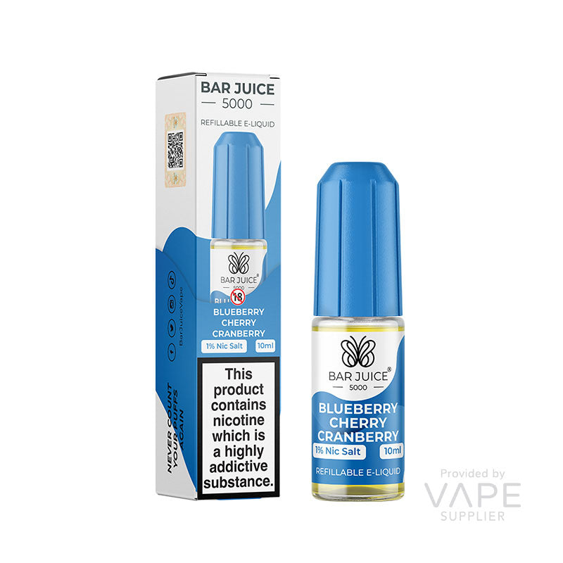Load image into Gallery viewer, Bar Juice 5000 Blueberry Cherry Cranberry Nic Salt 10ml