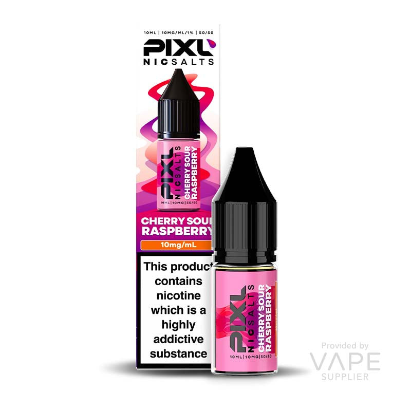 Load image into Gallery viewer, PIXL Cherry Sour Raspberry Nic Salt 10ml