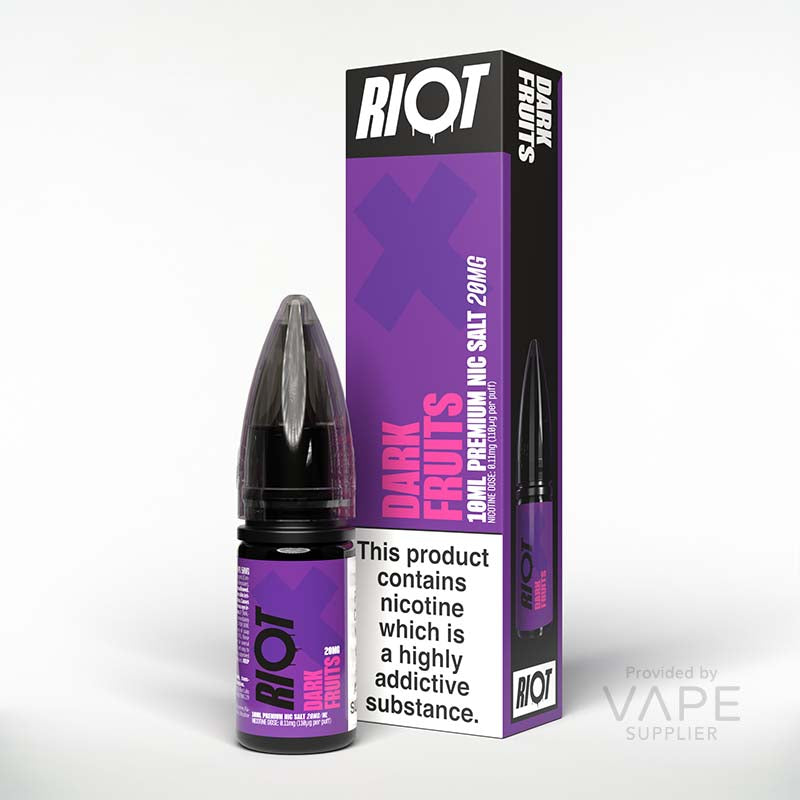 Load image into Gallery viewer, Riot X Dark Fruits Nic Salt 10ml