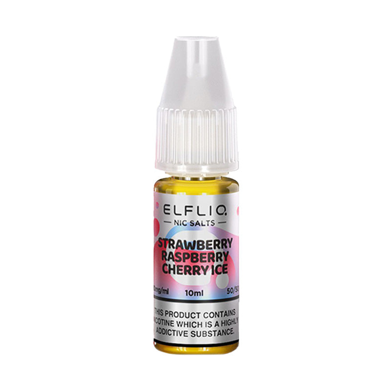 Load image into Gallery viewer, STRAWBERRY RASPBERRY CHERRY ICE NIC SALT E-LIQUID BY ELF BAR ELFLIQ