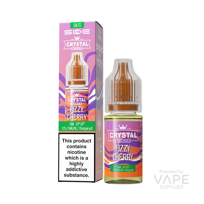 Load image into Gallery viewer, SKE Crystal Fizzy Cherry Nic Salt 10ml
