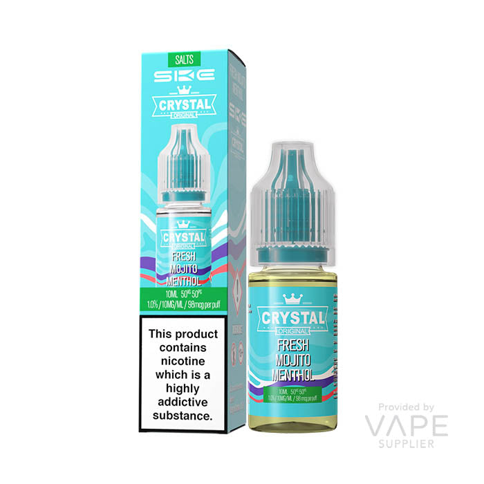 Load image into Gallery viewer, SKE Crystal Fresh Menthol Mojito Nic Salt 10ml