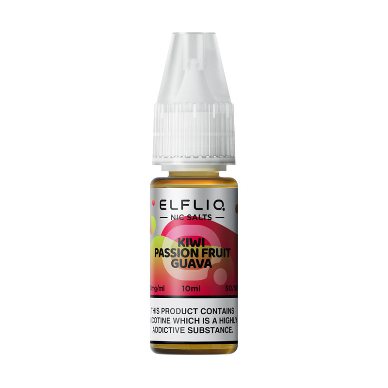 Load image into Gallery viewer, KIWI PASSIONFRUIT GUAVA NIC SALT E-LIQUID BY ELF BAR ELFLIQ