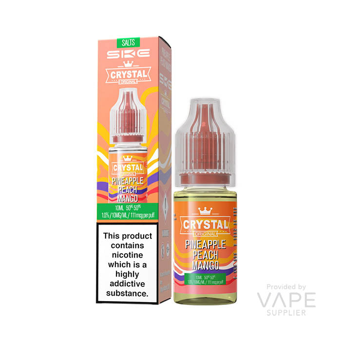 Load image into Gallery viewer, SKE Crystal Pineapple Peach Mango Nic Salt 10ml