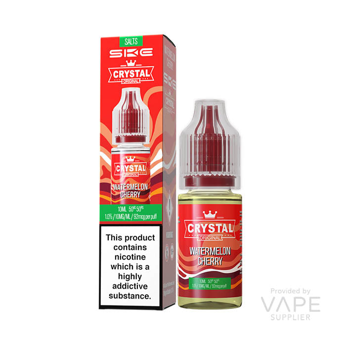 Load image into Gallery viewer, SKE Crystal Watermelon Cherry Nic Salt 10ml