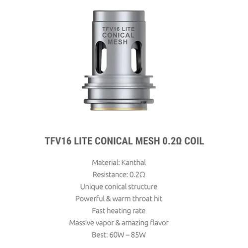 Load image into Gallery viewer, Smok Replacement Coils Conical Mesh Smok TFV16 Lite Replacement Coils
