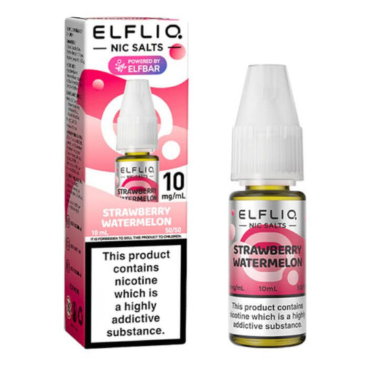 ELFLIQ Strawberry Watermelon Nic Salt E-Liquid 10ml