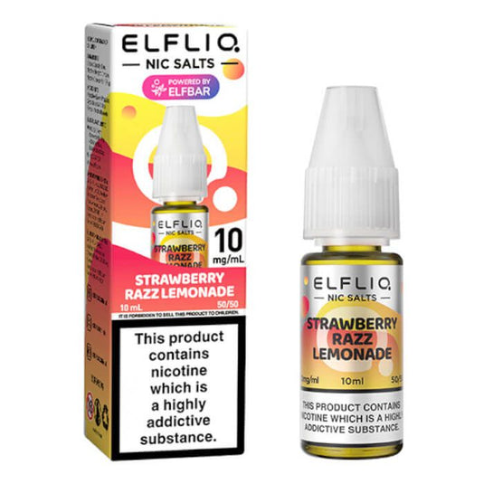 ELFLIQ Strawberry Razz Lemonade Nic Salt E-Liquid 10ml