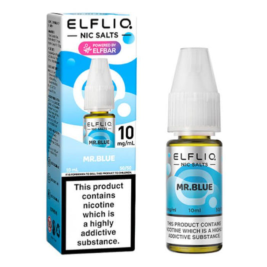 ELFLIQ Mr Blue Nic Salt E-Liquid 10ml