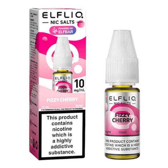 ELFLIQ Fizzy Cherry Nic Salt E-Liquid 10ml