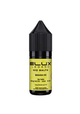 BANANA ICE NIC SALT E-LIQUID BY ELUX LEGEND