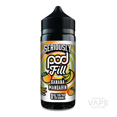 Doozy Seriously Pod Fill Banana Mandarin 100ml Shortfill