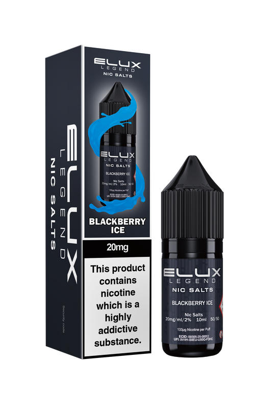 BLACKBERRY ICE NIC SALT E-LIQUID BY ELUX LEGEND