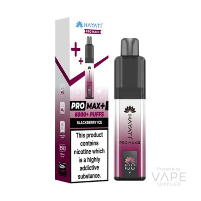 Hayati Pro Max+ 6K Prefilled Pod Kit - Blackberry Ice