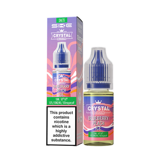 BLUEBERRY PEACH ICE NIC SALT E-LIQUID BY SKE CRYSTAL ORIGINAL