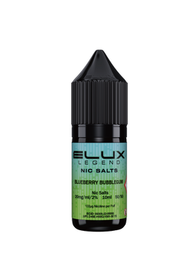 BLUEBERRY BUBBLEGUM NIC SALT E-LIQUID BY ELUX LEGEND
