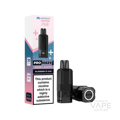 Hayati Pro Max+ 6K Prefilled Replacement Pods - Blueberry B'Gum