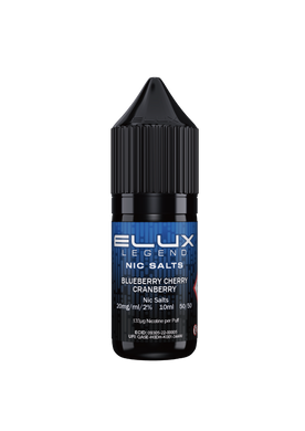 BLUEBERRY CHERRY CRANBERRY NIC SALT E-LIQUID BY ELUX LEGEND