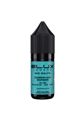 BLUEBERRY SOUR RASPBERRY NIC SALT E-LIQUID BY ELUX LEGEND