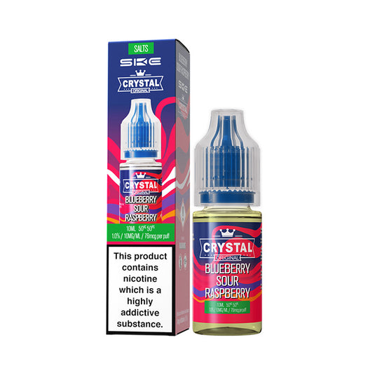 BLUEBERRY SOUR RASPBERRY NIC SALT E-LIQUID BY SKE CRYSTAL ORIGINAL