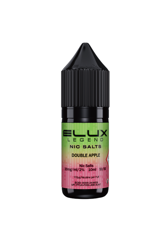 DOUBLE APPLE NIC SALT E-LIQUID BY ELUX LEGEND