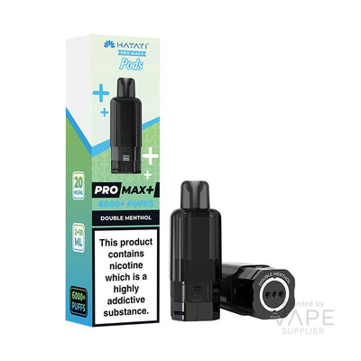Hayati Pro Max+ 6K Prefilled Replacement Pods - Double Menthol