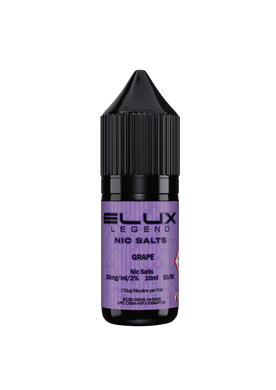GRAPE NIC SALT E-LIQUID BY ELUX LEGEND