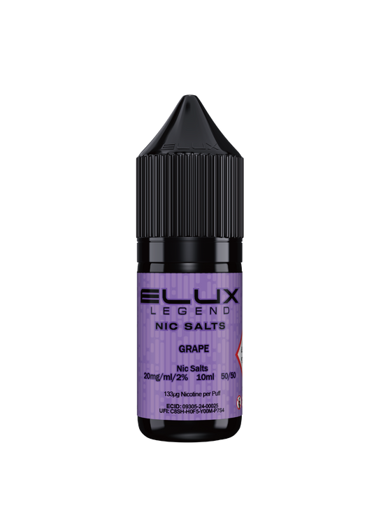 GRAPE NIC SALT E-LIQUID BY ELUX LEGEND