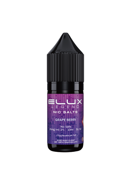 GRAPE BERRY NIC SALT E-LIQUID BY ELUX LEGEND