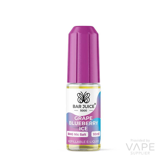 Bar Juice 5000 Grape Blueberry Ice Nic Salt 10ml