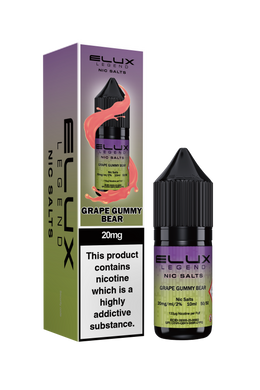 GRAPE GUMMY BEAR NIC SALT E-LIQUID BY ELUX LEGEND