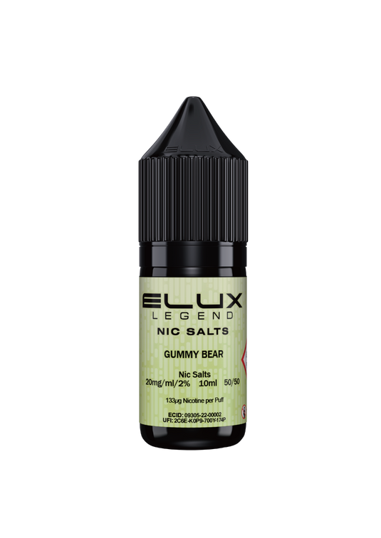 GUMMY BEAR NIC SALT E-LIQUID BY ELUX LEGEND