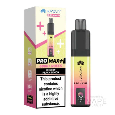 Hayati Pro Max+ 6K Prefilled Pod Kit - Cherry Peach Lemon