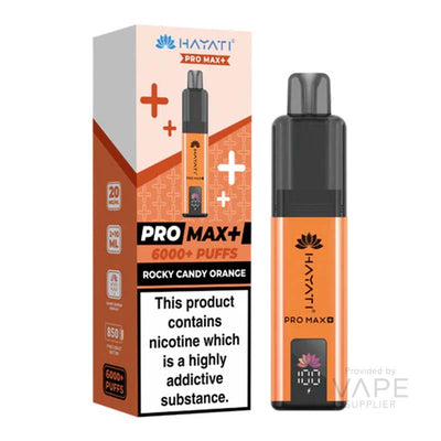 Hayati Pro Max+ 6K Prefilled Pod Kit - Rocky Candy Orange