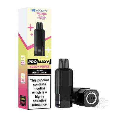 Hayati Pro Max+ 6K Prefilled Replacement Pods - Cherry Peach Lemon