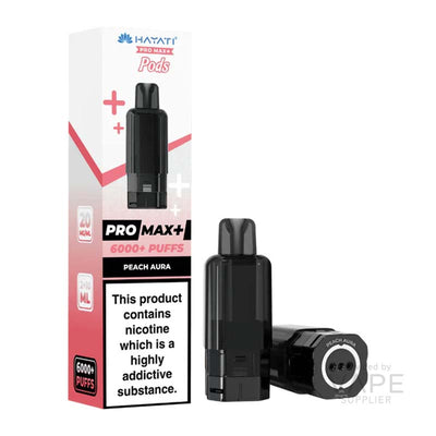 Hayati Pro Max+ 6K Prefilled Replacement Pods - Peach Aura