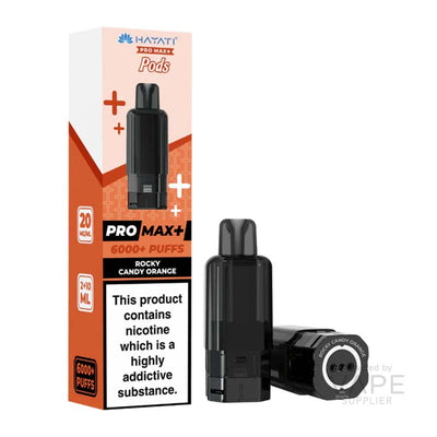 Hayati Pro Max+ 6K Prefilled Replacement Pods - Rocky Candy Orange