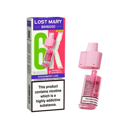 Lost Mary BM6000 Strawberry Lime Prefilled Pod Kit