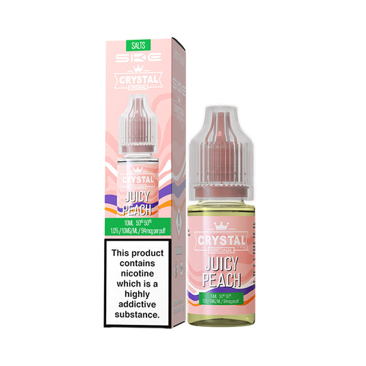 JUICY PEACH NIC SALT E-LIQUID BY SKE CRYSTAL ORIGINAL
