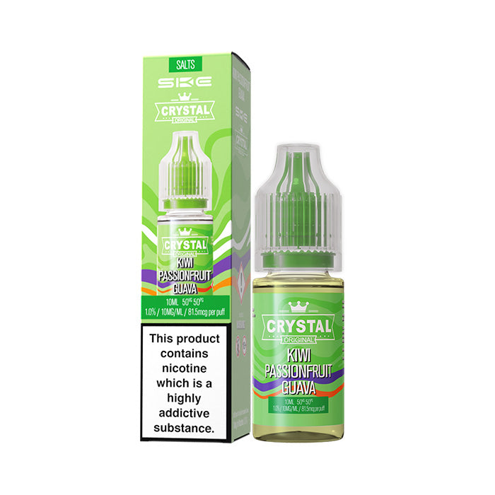 Load image into Gallery viewer, KIWI PASSIONFRUIT GUAVA NIC SALT E-LIQUID BY SKE CRYSTAL ORIGINAL
