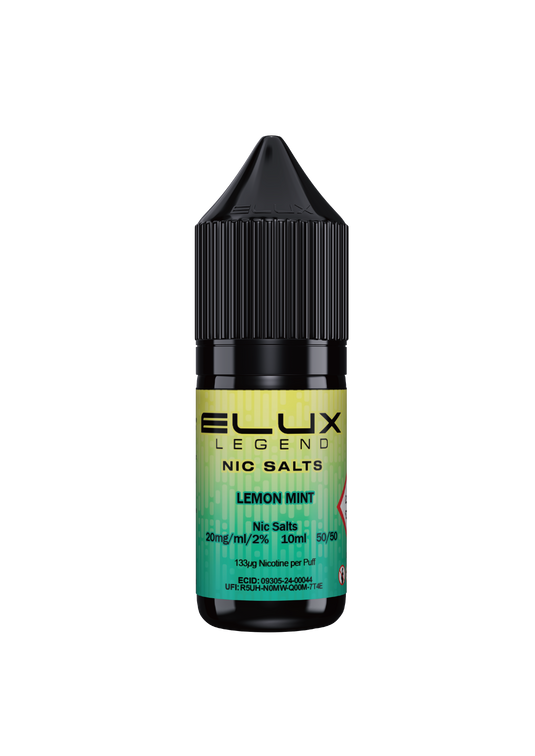 LEMON MINT NIC SALT E-LIQUID BY ELUX LEGEND