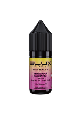 LEMON PEACH PASSIONFRUIT NIC SALT E-LIQUID BY ELUX LEGEND