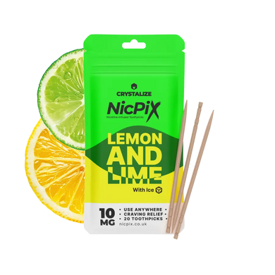 NICPIX LEMON &LIME NICOTINE INFUSED TOOTHPICKS