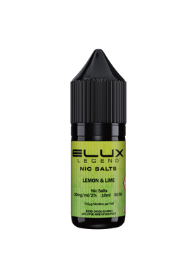 LEMON & LIME NIC SALT E-LIQUID BY ELUX LEGEND
